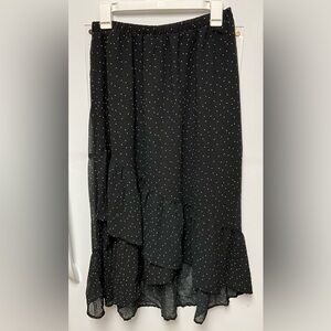 Black Polka Dot Skirt A New Day